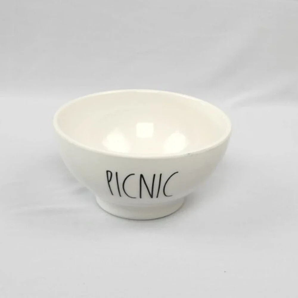 Rae Dunn 4 Bowl Set BBQ, Delish, Picnic, Party